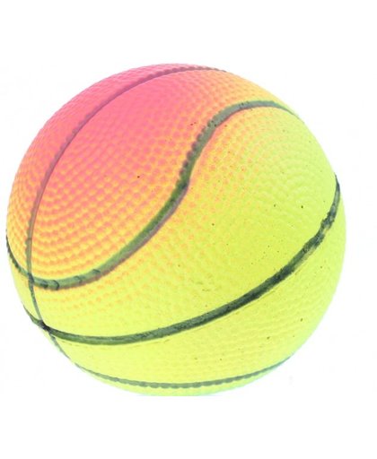 Toyrific balletje regenboog basketbal 6,3 cm