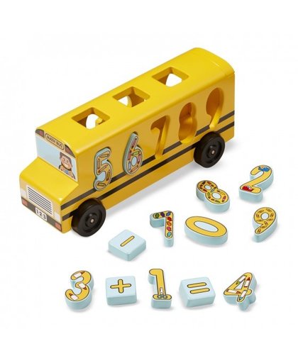 Melissa & Doug Number Matching Maths Bus Kind Jongen/meisje educatief speelgoed