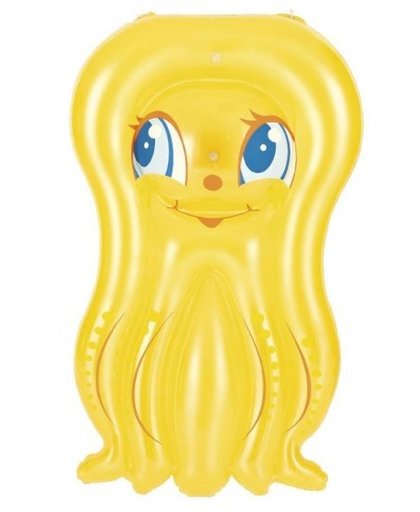 Bestway opblaasbaar bodyboard Octopus 109 cm geel