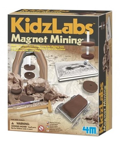 4M Kidzlabs: opgraafkit magneten