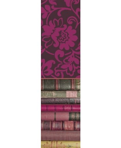 Moses boekenlegger met elastiek boekenstapel 17,5 x 4,7 cm paars