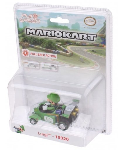 Pull & Speed Nintendo Mario Kart Circuit Special: Luigi 7 cm