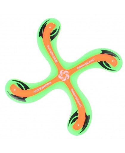 Johntoy Outdoor Fun boomerang groen 25 cm
