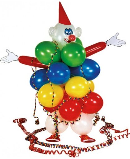 Amscan decoratieset met ballonnen Clown 47 delig