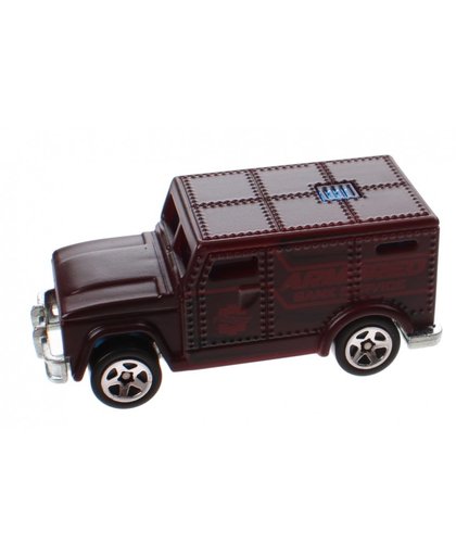 Hot Wheels Colour Shifters auto Armoured Truck 7 cm zwart/rood