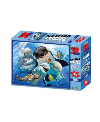 Amigo legpuzzel 3D Kids Oceaandieren 63 stukjes