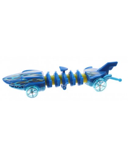 Hot Wheels Mutant Machines auto Street Shark 11 cm blauw