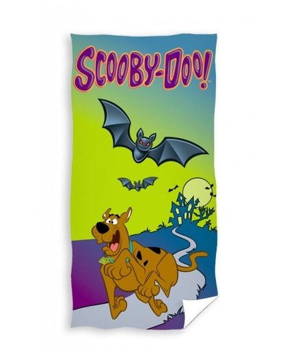Scooby Doo badlaken spookhuis groen 140 x 70 cm