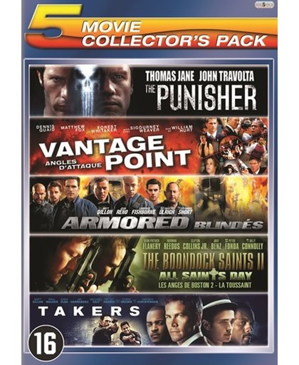 ARMORED / BOONDOCK SAINTS II, THE: ALL SAINTS DAY / PUNISHER, THE (2004) / TAKERS (2010) / VANTAGE POINT - 5 PACK