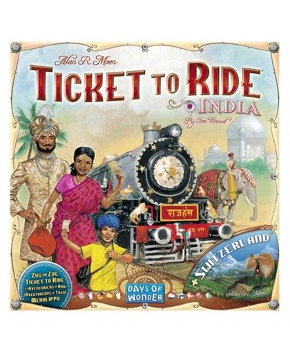 Days of Wonder uitbreiding Ticket to Ride India