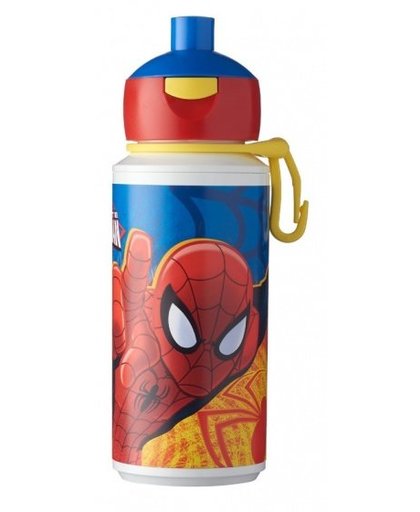 Rosti Mepal schoolbeker Pop Up Spider Man 275 ml blauw/rood