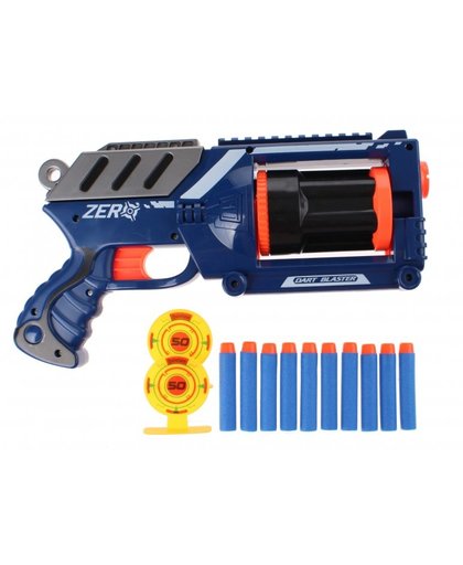 Toi Toys Air Blaster foamgeweer met kogels blauw 30 cm