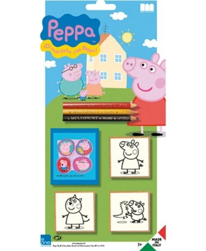 Multiprint kleurset Peppa Pig 7 delig