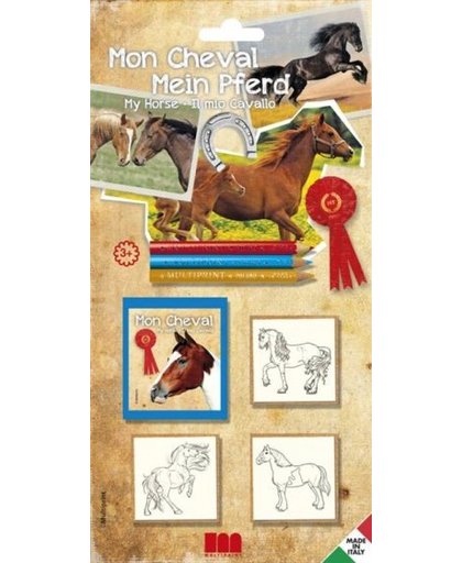 Multiprint kleurset Horses 7 delig