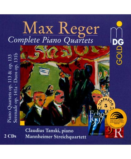 Max Reger: Complete Piano Quartets