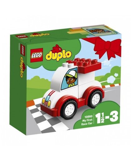 LEGO DUPLO: Mijn eerste racewagen wit/rood (10860)