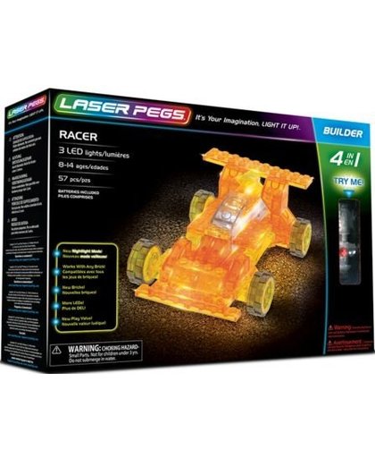 Laser Pegs bouwpakket Auto 4 in 1 57 delig
