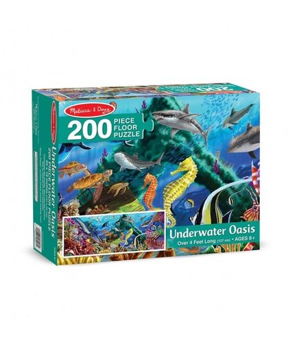 Melissa & Doug vloerpuzzel Underwater Oasis 200 stukjes
