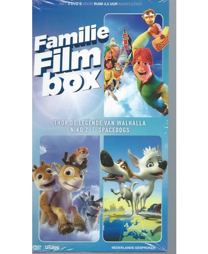 Familie Film Box -3 dvd,s - Thor,niko 2 ,Spacedogs