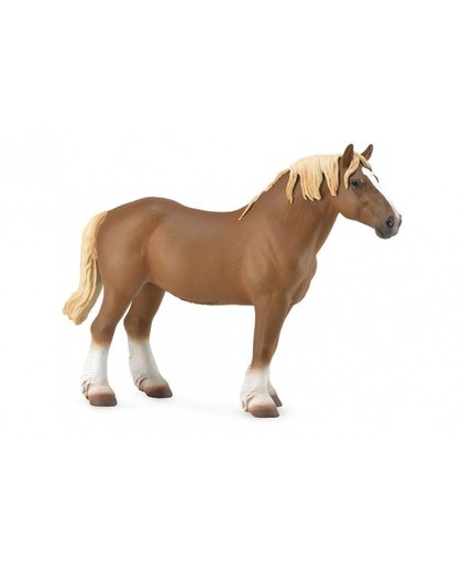 Collecta speelfiguur Belgisch trekpaard 18 cm bruin