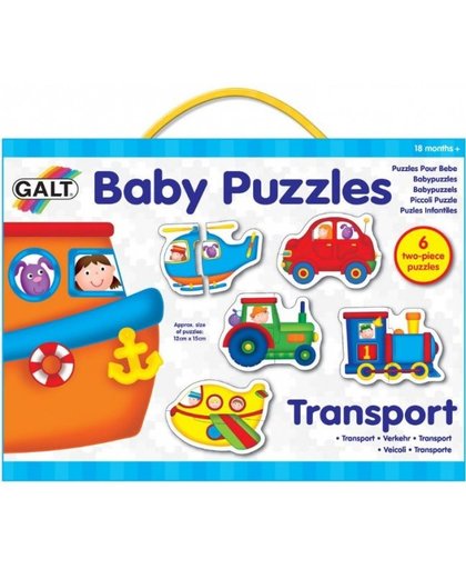 Galt babypuzzels Transport 15 x 12 cm 12 stukjes