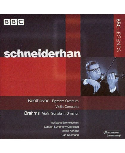 Beethoven: Egmont Overture; Violin Concerto; Brahms: Violin Sonata in D minor