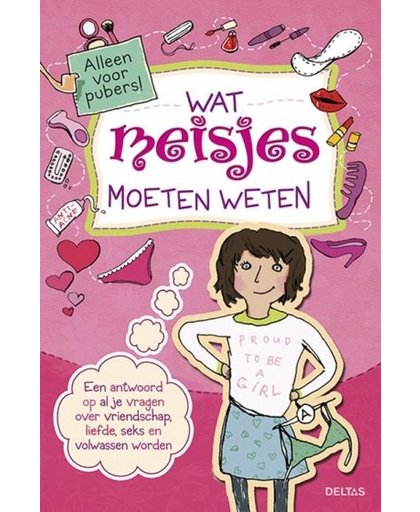 Deltas educatief boek Alleen voor pubers! meisjes 23 cm