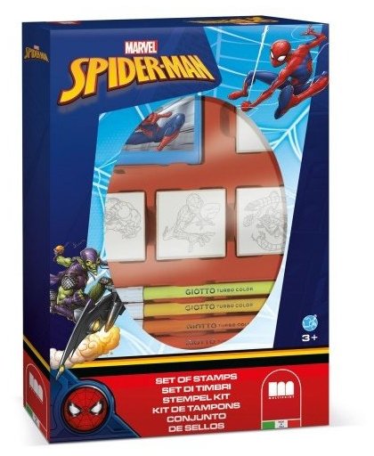 Multiprint kleurset Spider Man 12 delig