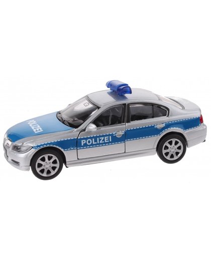 Welly schaalmodel Nex BMW Polizei die cast zilver 11 cm