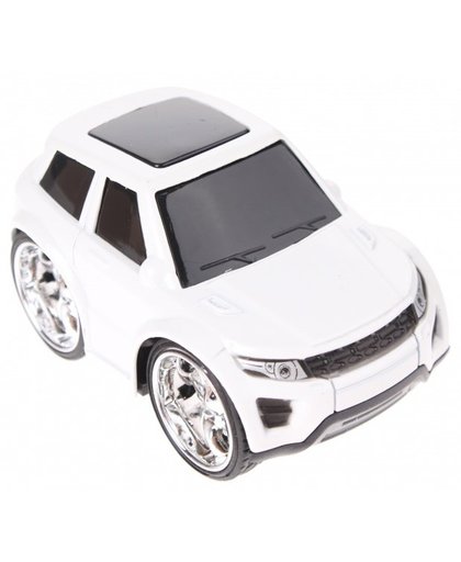 Toi Toys raceauto pull back 9 cm wit