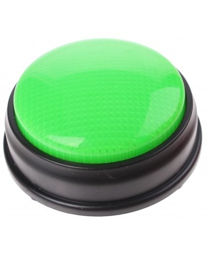 Johntoy buzzer met licht en geluid groen 8 cm