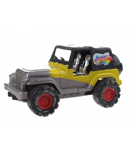 Toi Toys Jeep met licht en geluid 22 cm groen/grijs