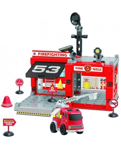 Johntoy bouw jouw eigen brandweerkazerne 67 delig