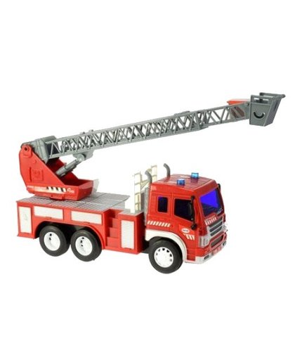 Toi Toys Brandweerwagen met licht en geluid 28 cm rood