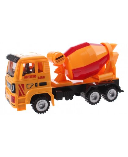 Toi Toys Construction Truck cementwagen oranje 24 cm