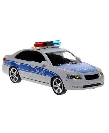 Toi Toys Politiewagen met licht en geluid 24 cm wit/blauw