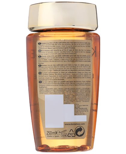ELIXIR ULTIME shampooing riche à l'huile sublimatrice 250 ml