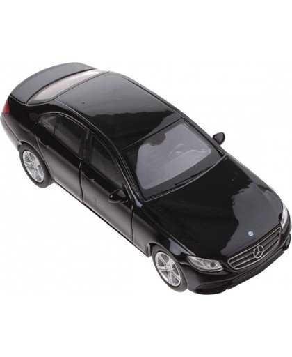 Welly schaalmodel Mercedes Benz 2016 E Class 1:34 zwart 11 cm