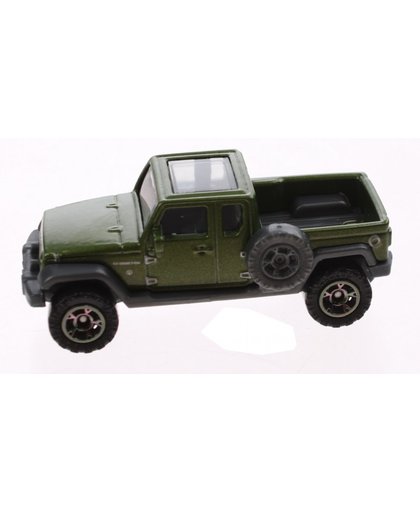 Matchbox Jeep Gladiator 6,5 cm (schaal 1:64) groen