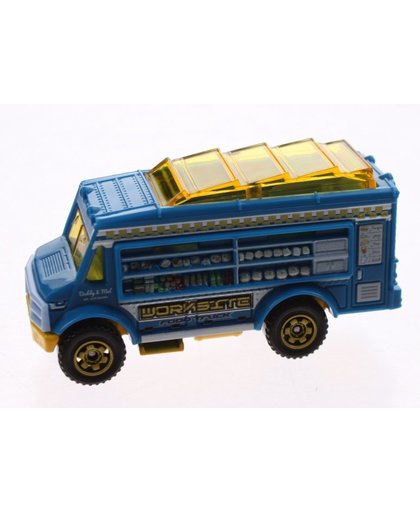 Matchbox Chow Mobile 7 cm (schaal 1:64) blauw/geel