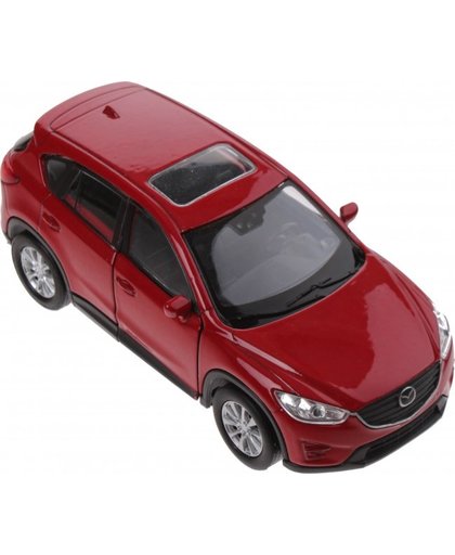 Welly schaalmodel Mazda CX 5 1:34 rood 11 cm