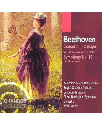 Beethoven: Triple Concerto, Symphony no 10 / Sir Alexander Gibson et al