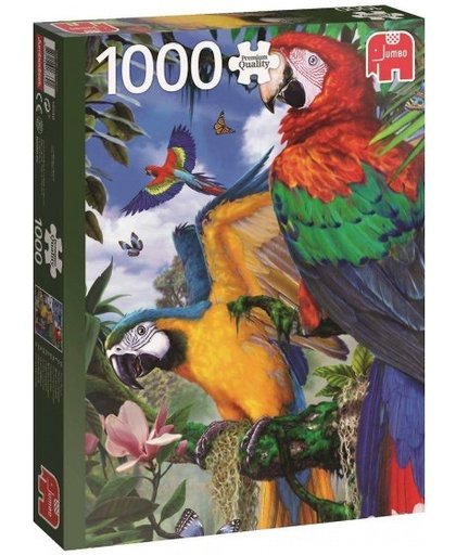 Premium Collection Prachtige Papegaaien 1000 stukjes