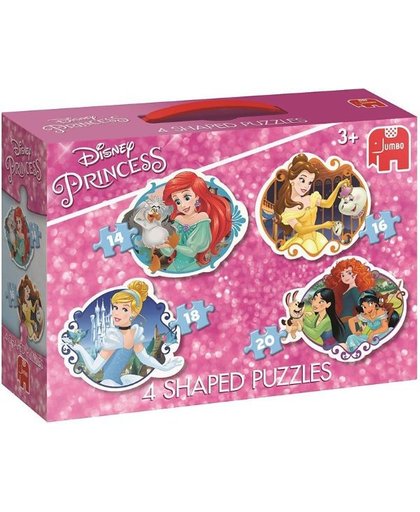 Jumbo Jumbo legpuzzel Disney Princess 4 puzzels 14/16/18/20 stukjes
