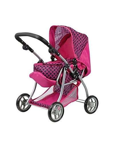 Mini Mommy poppenwagen meisjes roze 62 x 35 x 59 cm