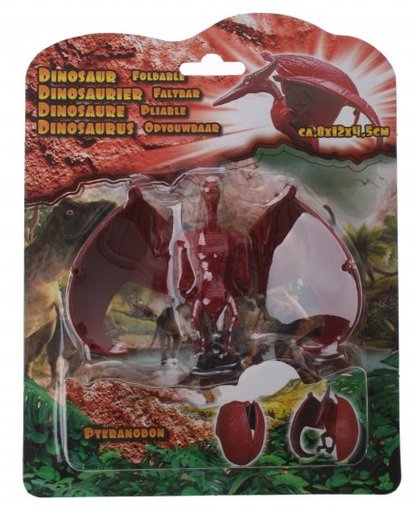 Eddy Toys mini Dino Triceratops rood 8 cm