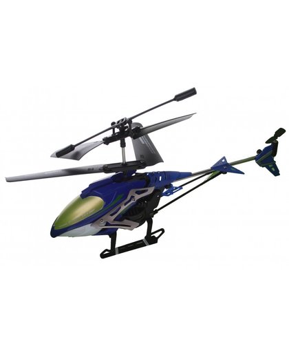 Eddy Toys RC helikopter blauw kunststof 21 cm