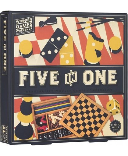 Professor Puzzle spellendoos Five in One