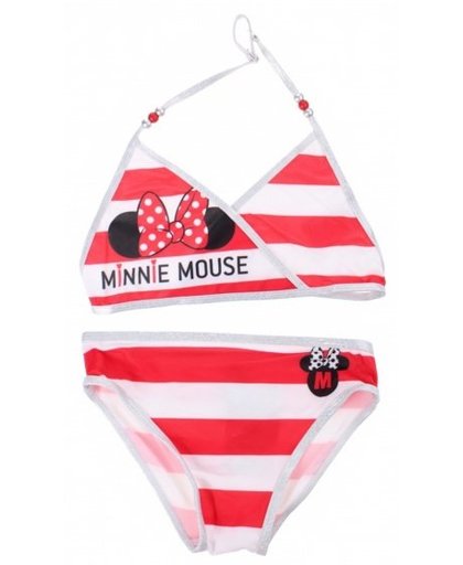 Disney bikini Minnie Mouse meisjes streep rood maat 116