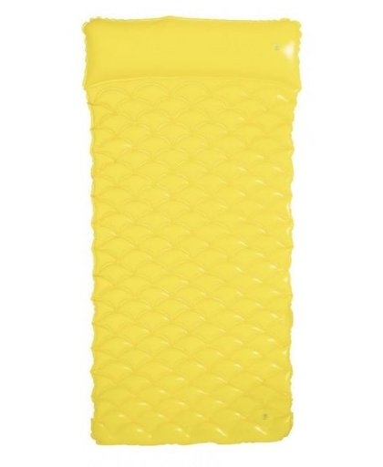 Bestway luchtbed Float `n Roll 213 x 86 cm geel